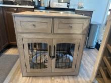 Wood Dog Crate 32x24x32