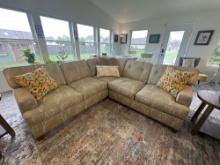 Joe Ruggiero Collection Upholstered Sectional Sofa