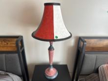 Accent Lamp With Hand Painted Shade
