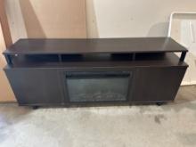 Tv Console With Electric Fireplace