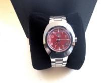 Rado Original Automatic R12636303 Mens Watch Red Dial, Titanium, Box & Papers