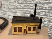 Ho Scale Yellow Brick Industrial Factory Building Assembled