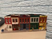 Ho Scale Model Railroad Storefront Row Jans Yarn Shop & More