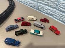Ho Scale Mixed Vintage Vehicles 10 Piece Set Classic City Cars