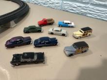 Ho Scale 1950s-60s Cars & Trucks Lot 9 Vehicles Well Detailed