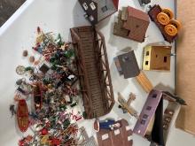 Toy Train Accessories-miniature People, Animals Ect.