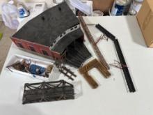 Toy Train Accessories- Train Terminal & Miscellaneous Pieces