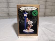 Hallmark 1994 Peanuts "flickering Light" Ornament Magic Collectors Series