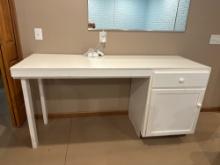 Sturdy Large White Desk