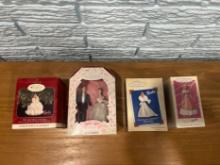Barbie & Ken Wedding Ornament Set 3 More Hallmark Barbies