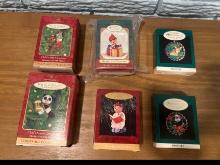 Hallmark Keepsake Childs Age & Miniature Ornaments Set Of 6