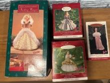 Barbie Ornament Collection Stocking Hanger Set Of 5