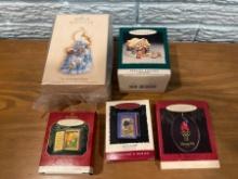 Hallmark Keepsake Village & Special Edition Ornament Lot Set Of 6