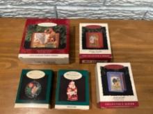 David & Goliath, Bible & Animal Miniature Ornaments Â€“ Lot Of 6