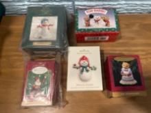 Hallmark Keepsake Welcome Friends, Bearinger Ornaments, And More Lot Of 6