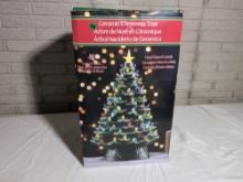 Hand Painted Ceramic Christmas Tree Over 90 Lights