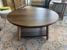 Round Wood Coffee Table