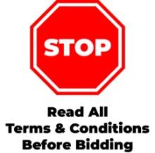 READ BEFORE BIDDING