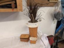 3 Longaberger baskets