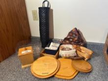 Miscellaneous Basket Supplies, some Longaberger pieces