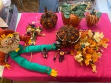 Fall Decor & Scarecrow Figurines