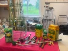 Gardening Tools & Fertilizer Lot