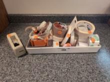 Lot of tape, adhesives, and more