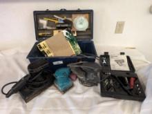 Craftsman Sanders, Toolbox, Sanding Supplies, and Glue Gun