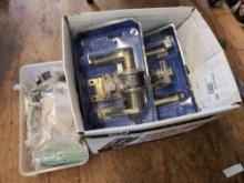Lot of misc Door handles, hinges, and more
