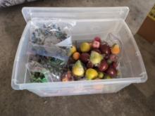 Assortment of Artificial Fruit