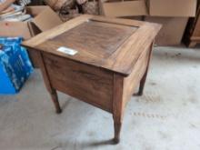 Vintage Oak Portable Toilet