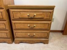 3 Drawer Oak Dresser (1 of 6 oak pieces)