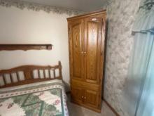 Tall Solid Oak Wardrobe Cabinet