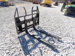 48'' WALK THROUGH STYLE SKID STEER FORKS