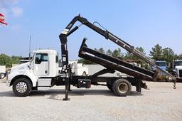 2004 KENWORTH T300 DUMP TRUCK WITH CRANE
