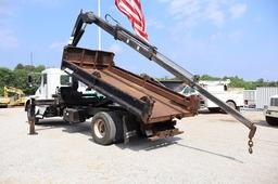 2004 KENWORTH T300 DUMP TRUCK WITH CRANE