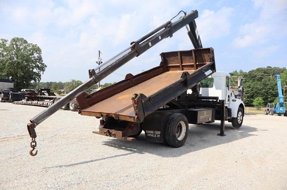 2004 KENWORTH T300 DUMP TRUCK WITH CRANE