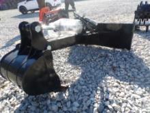 STRAIGHT ARM BACKHOE BUCKET