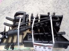 QTY 9 MINI EXCAVATOR ATTACHMENTS