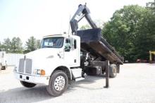 2004 KENWORTH T300 DUMP TRUCK WITH CRANE