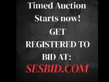 TIMED AUCTION STARTING NOW AT: SESBID.COM