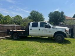 2012 Ford F350 Crew Cab Flatbed