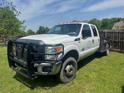 2012 Ford F350 Crew Cab Flatbed