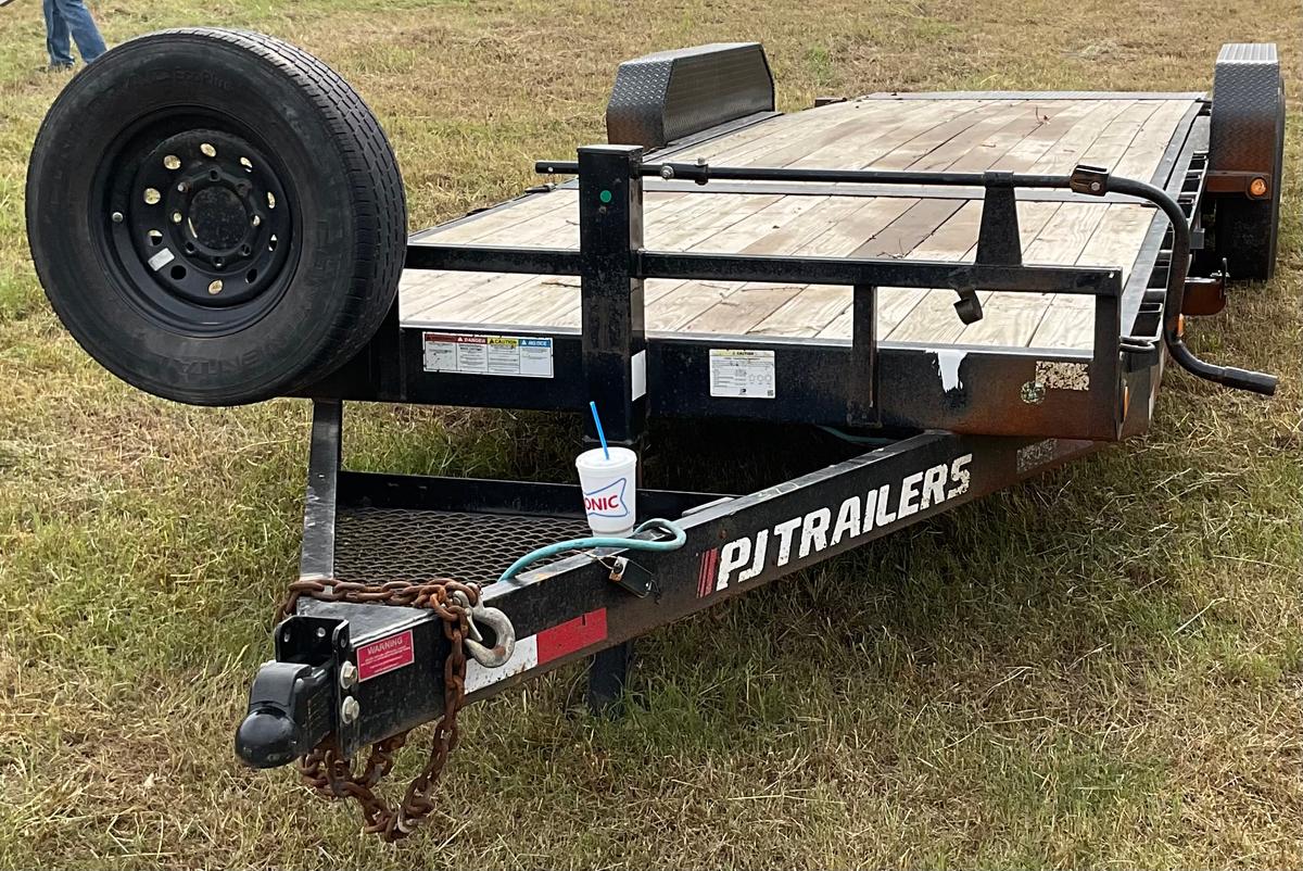 PJ tilt deck trailer