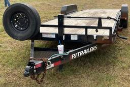 PJ tilt deck trailer