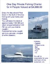 Joel Colgrove Fishing Package