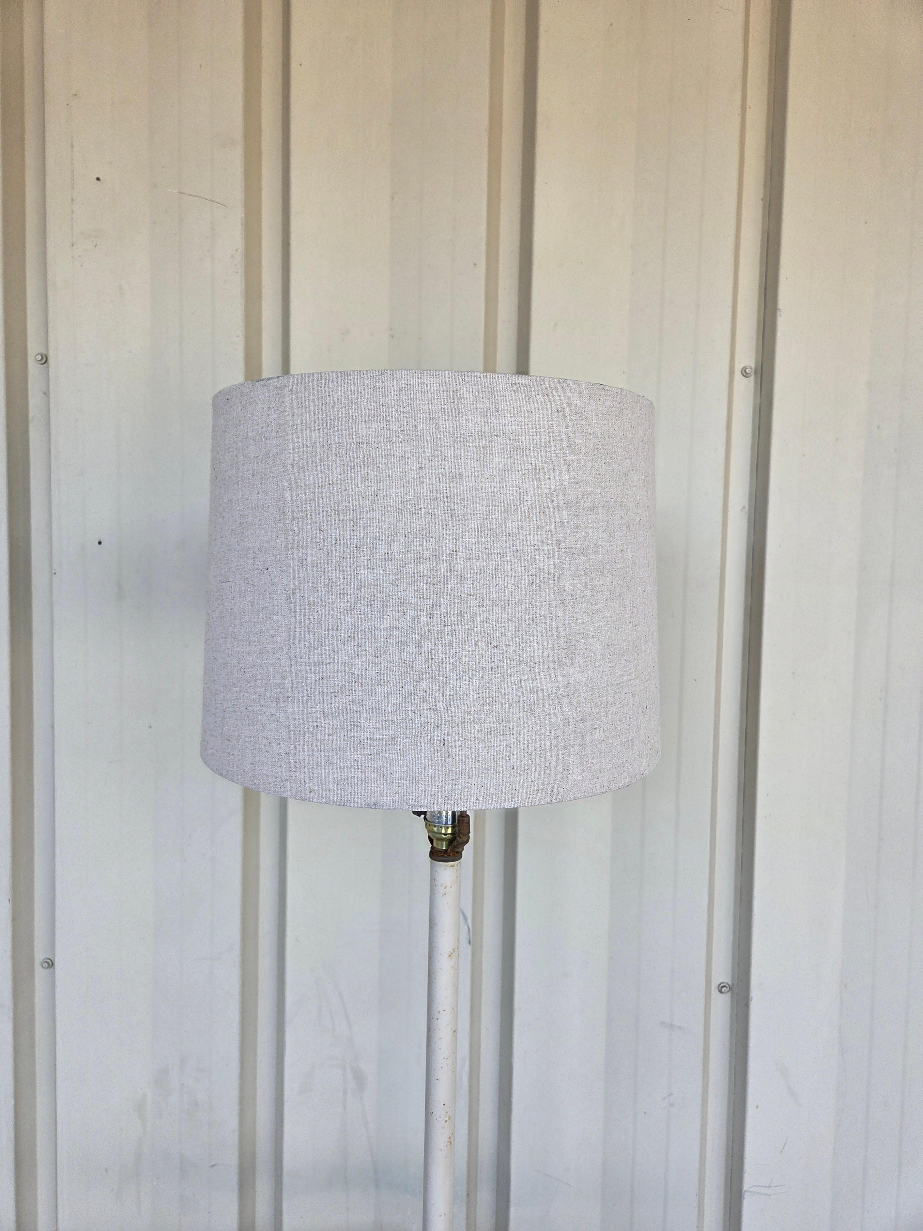 Vintage Floor Lamp Light with Glass Table
