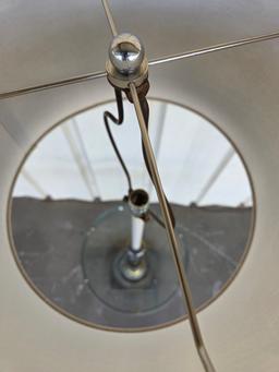 Vintage Floor Lamp Light with Glass Table