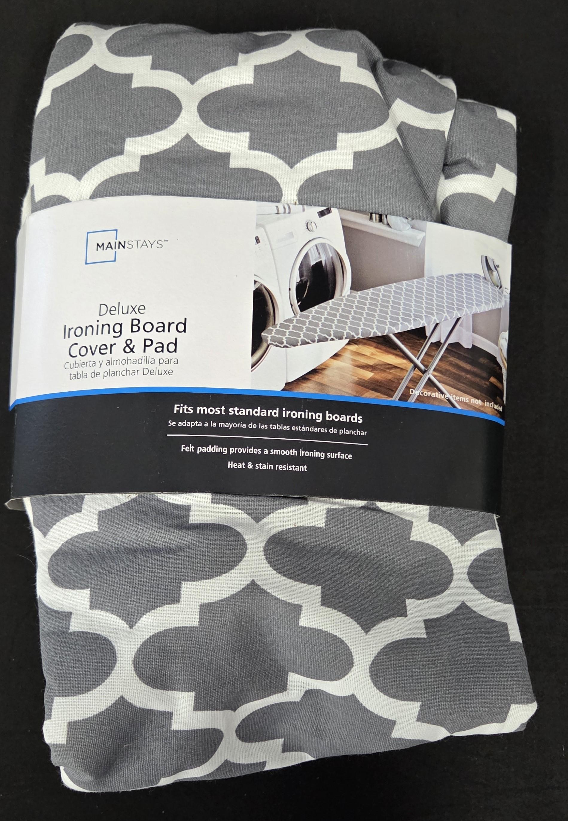 Mainstays Deluxe Ironing Board Cover and Pad New