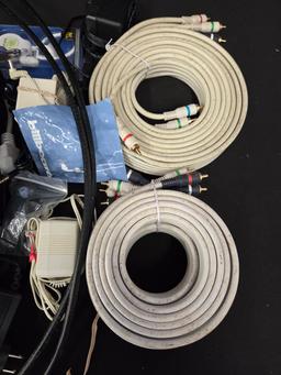 Huge Lot of Power Cables, Cord, Ethernet, USB, Coax